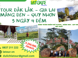 Tour Đắk Lắk - Gia Lai - Măng Đen - Quy Nhơn 5 Ngày 4 Đêm