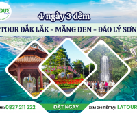 Tour Đắk Lắk - Măng Đen - Đảo Lý Sơn 4 Ngày 3 Đêm