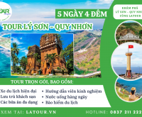 Tour Đảo Lý Sơn - Quy Nhơn 5 Ngày 4 Đêm