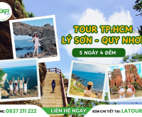 Tour TP.HCM - Lý Sơn - Quy Nhơn 5 Ngày 4 Đêm
