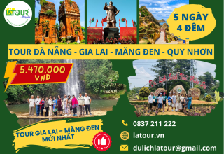 Tour Đà Nẵng - Gia Lai - Măng Đen - Quy Nhơn 5 Ngày 4 Đêm
