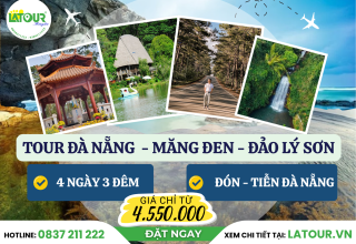 Tour Đà Nẵng – Măng Đen – Đảo Lý Sơn 4 Ngày 3 Đêm