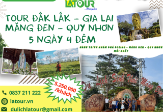 Tour Đắk Lắk - Gia Lai - Măng Đen - Quy Nhơn 5 Ngày 4 Đêm