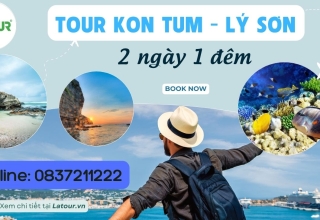 Tour Đảo Lý Sơn 2 ngày 1 đêm đi từ Kon Tum