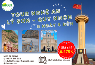 Tour Nghệ An - Lý Sơn - Quy Nhơn 5 Ngày 4 Đêm