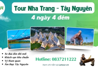 Tour Nha Trang Tây Nguyên 4 ngày 4 đêm