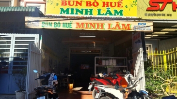 Bún bò Huế Minh Lâm Đà Lạt: Vị Huế nguyên bản giữa phố núi.