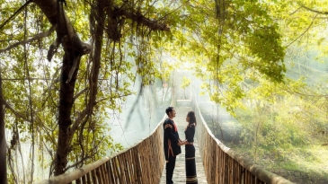 Cầu treo sông Sêrêpôk - Điểm nhấn kỳ vĩ giữa lòng Tây Nguyên