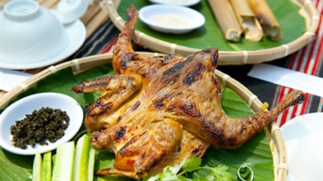 Gà sa lửa Pleiku – Món nướng than hồng thơm lừng, đậm vị phố núi