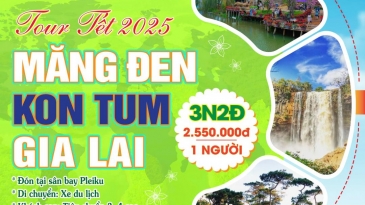 TOP 7 tour du lịch Tây Nguyên dịp Tết 2025