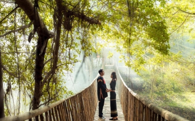 Cầu treo sông Sêrêpôk - Điểm nhấn kỳ vĩ giữa lòng Tây Nguyên