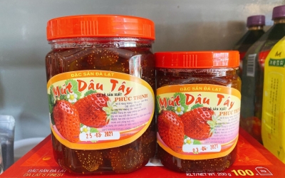 Công thức mứt dâu Đà Lạt chuẩn vị, làm tại nhà siêu đơn giản