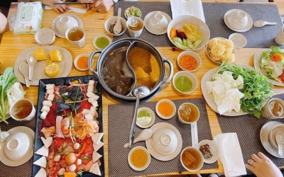 LÉGUDA Đà Lạt: Thiên Đường Lẩu Rau Buffet Cho Team Eat Clean