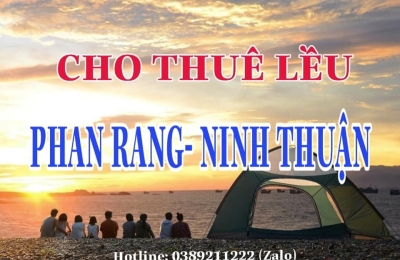 Cho thuê lều tại Phan Rang- Ninh Thuận