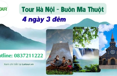 Du lịch Hà Nội- Buôn Mê Thuột 4 ngày 3 đêm