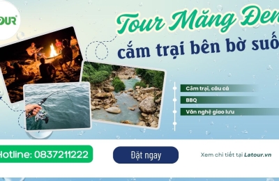 Tour cắm trại bên bờ suối Măng Đen