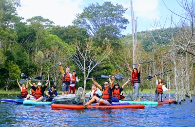 Tour chèo Sup và cắm trại hồ Tuyền Lâm