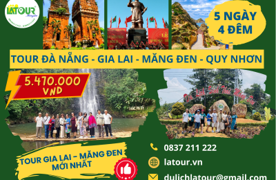 Tour Đà Nẵng - Gia Lai - Măng Đen - Quy Nhơn 5 Ngày 4 Đêm