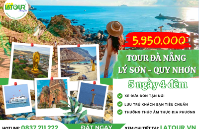 Tour Đà Nẵng - Lý Sơn - Quy Nhơn 5 Ngày 4 Đêm