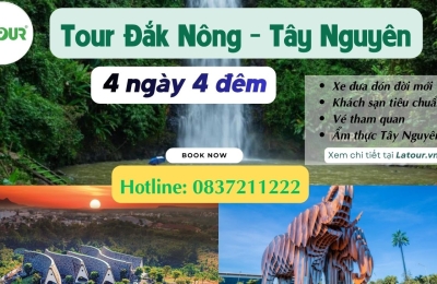 Tour Đắk Nông Tây Nguyên 4 ngày 4 đêm