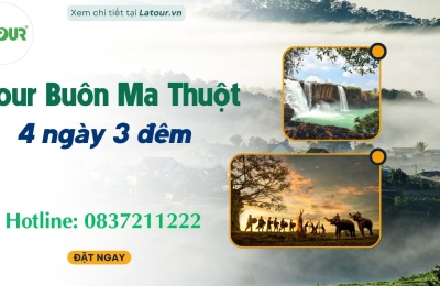 Tour Du lịch Buôn Ma Thuột 4 ngày 3 đêm