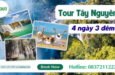 Tour du lich Tây Nguyên 4 Ngày 3 Đêm