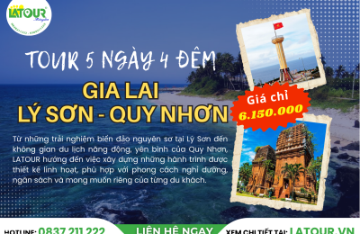 Tour Gia Lai - Lý Sơn - Quy Nhơn 5 Ngày 4 Đêm