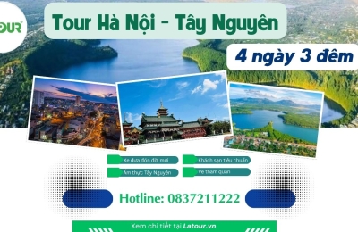 Tour Hà Nội - Tây Nguyên 4 ngày 3 đêm 