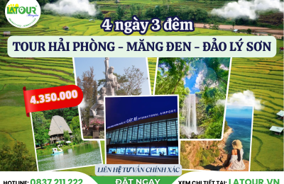 Tour Hải Phòng - Măng Đen - Đảo Lý Sơn 4 Ngày 3 Đêm