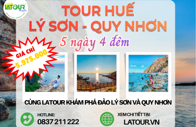 Tour Huế - Lý Sơn - Quy Nhơn 5 Ngày 4 Đêm