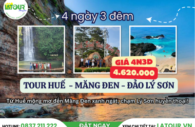 Tour Huế - Măng Đen - Đảo Lý Sơn 4 Ngày 3 Đêm