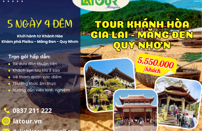 Tour Khánh Hòa - Gia Lai - Măng Đen - Quy Nhơn 5 Ngày 4 Đêm