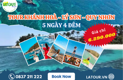 Tour Khánh Hòa - Lý Sơn - Quy Nhơn 5 Ngày 4 Đêm