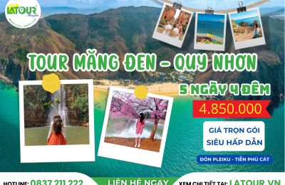 Tour Măng Đen - Quy Nhơn 5 Ngày 4 Đêm