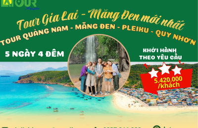 Tour Quảng Nam - Gia Lai - Măng Đen - Quy Nhơn 5 Ngày 4 Đêm
