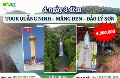 Tour Quảng Ninh - Măng Đen - Đảo Lý Sơn 4 Ngày 3 Đêm