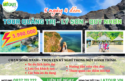 Tour Quảng Trị - Lý Sơn - Quy Nhơn 5 Ngày 4 Đêm