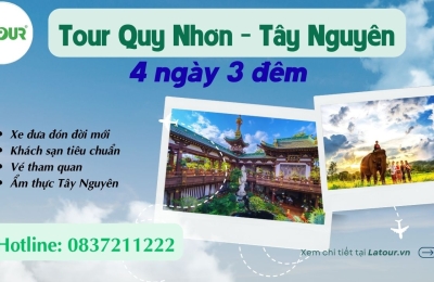 Tour Quy Nhơn Tây Nguyên 4 ngày 3 đêm