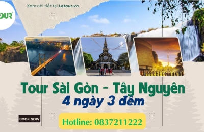 Tour Sài Gòn đi Tây Nguyên 4 ngày 3 đêm