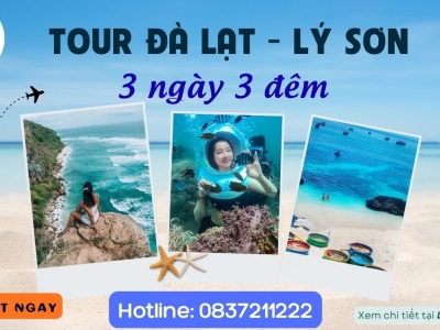 Tour Đà Lạt - Lý Sơn 3 ngày 3 đêm