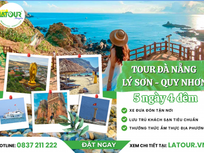 Tour Đà Nẵng - Lý Sơn - Quy Nhơn 5 Ngày 4 Đêm