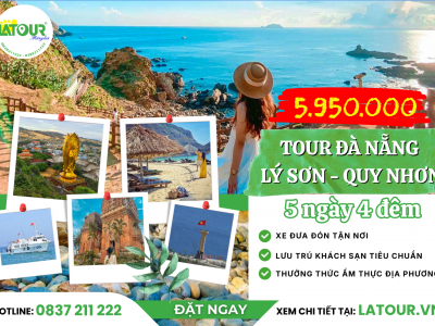 Tour Đà Nẵng - Lý Sơn - Quy Nhơn 5 Ngày 4 Đêm