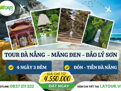 Tour Đà Nẵng – Măng Đen – Đảo Lý Sơn 4 Ngày 3 Đêm
