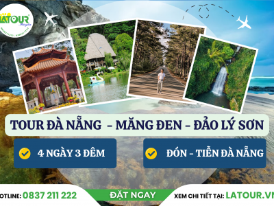 Tour Đà Nẵng – Măng Đen – Đảo Lý Sơn 4 Ngày 3 Đêm