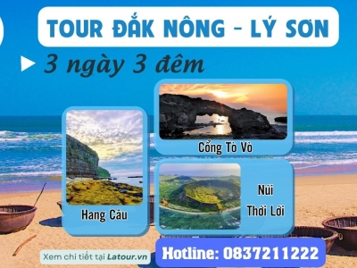 Tour Đắk Nông - Lý Sơn 3 ngày 3 đêm