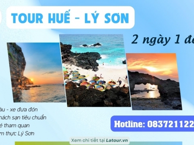 Tour Đảo Lý Sơn 2 ngày 1 đêm đi từ Huế