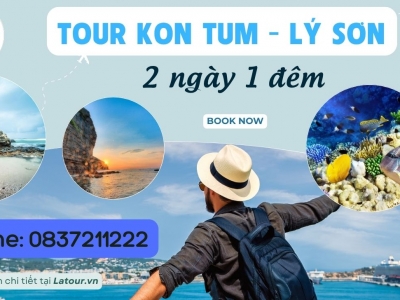 Tour Đảo Lý Sơn 2 ngày 1 đêm đi từ Kon Tum