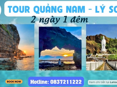 Tour Đảo Lý Sơn 2 ngày 1 đêm đi từ Quảng Nam
