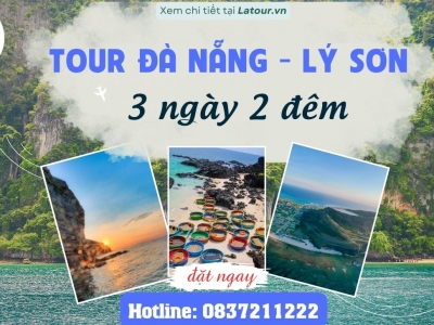 Tour Đảo Lý Sơn 3 ngày 2 đêm đi từ Đà Nẵng