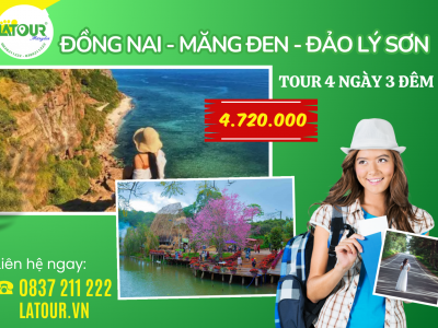 Tour Đồng Nai - Măng Đen - Đảo Lý Sơn 4 Ngày 3 Đêm